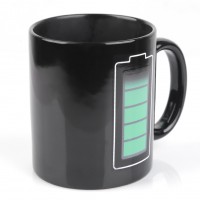 Color-Changing Mug Magic Battery Coffee Sensitive Cup Unique Discoloration Cup