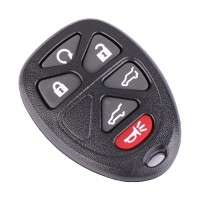 .5 Buttons Entry Remote Key Fob Shell Case 1PC Black Key Shell for Chevrolet