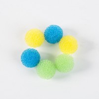 6pcs Polyether Seaweed Natural Sponge Removed Dead Skins Sponge Cotton Balls
