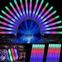 30pcs Concert Party Colorful Bubble Light LED Flashing Sponge Stick Bright Swabs