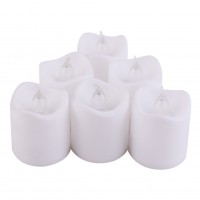 24PCS Colorful LED Electronic Candle Light Candle Tealight Flameless Flickering