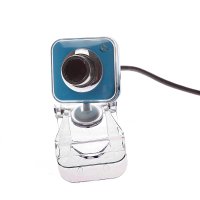 Computer camera Clip-on base Built-in Microphone Black