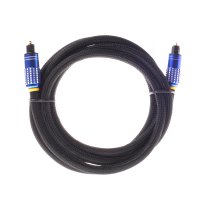 RXC 1.8 Meters Fiber Audio Cable Blue with Black