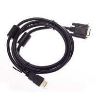 1.8 meters HDMI-VGA data cable, black