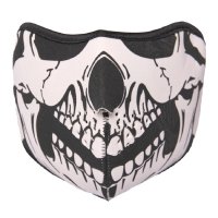 Outdoor Cycling Mask Wind Resistant Air Permeable Half Face Mask Dark Ghost