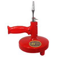 5 Meters Hand-cranking Kitchen Toilet Sink Drain Sewer Pipe Dredge Cleaner Tool  Red