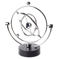 Newtons Cradle Balance Ball Large Size Round Silver