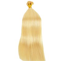 U-tip Italy Keratin Bonded Hair Extensions Silk Straight U-tip 100 Strands/Pack 20 inch Color #613