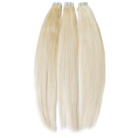 Tape for Hair Extensions Double Drawn Silk Straight 50 pcs/pack 18 inch Color #613