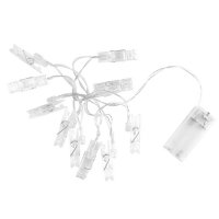 Clips String Lights 1.5Meters 10Beads Warm White 
