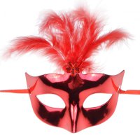Women's Pretty Masquerade Mask Red