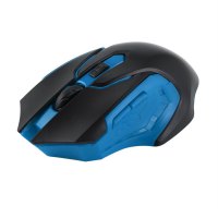 Wireless USB Optical Mouse black and blue