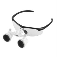 Dental Loupes 3.5X Surgical Glasses with LED Head Light Dentists Magnifier