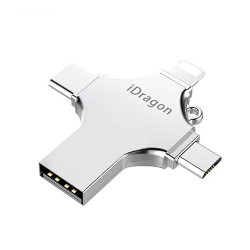 4 in 1 OTG USB Flash Drive Flash Memory USB Stick Type-C For Apple For Android