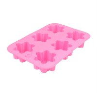 6 Slots Different Snowflakes Silicone Mold Cake Mold DIY Handmade Soap Mould