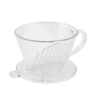 PP Resin Coffee Filter Cup Drip Coffee Filter Manually Follicular Filter