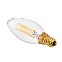 C32 E14 Candle Shape Filament LED Lamp Bulb 220V 4W 2700K Dimmable Light Bulb