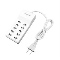 10 Ports USB Charger 5V 12A Fast Charger AC Power Adapter For Tablet Phone