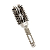 Ceramic Aluminium Hair Comb Round Brush Nylon & Bristle Hairdressing Brush