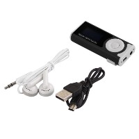 MX-803 Digital MP3 Player With Clip LCD Screen & LED Light Stereo Super Bass