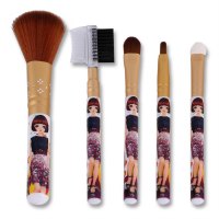 5 Pcs/Set Cosmetic Eyeshadow Blending Brush 848 Short Hair Makeup Brushes Kit