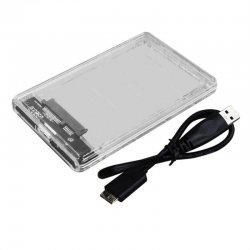 Transparent SSD High-Speed Mobile Hard Disk Box USB To SATA Serial Port