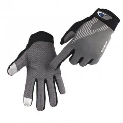 Breathable Full Finger Cycling Gloves with Anti-slip & Screen-touchable Design M
