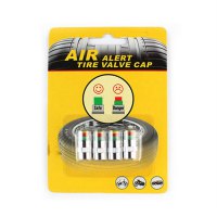 4pcs/set Car Tire Pressure Monitor Valve Stem Caps Air Alert Tire Valve Cap