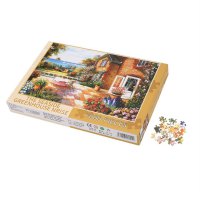 1000pcs The Seaside Greenhouse Puzzle Paper Jigsaw Puzzle Educational Toys