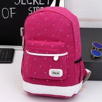 3 pieces/set Composit Bag Handbag Tote Mini Wallet Purse Dot Printed Backpack