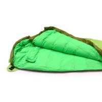 CY-770 Duck Down Nylon Camping Travel Envelope Sleeping Bag