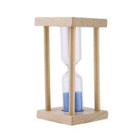 Wooden Hourglass Sandglass Sand Clock Timer for Kids Brushing 1/5minutes