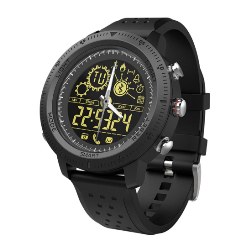 The NX02 smartwatch combines the traditional waterproof call information display blue with a pointer