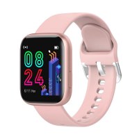 P4 smart bracelet aluminum alloy full touch heart rate and blood pressure information push step sports rose gold tape