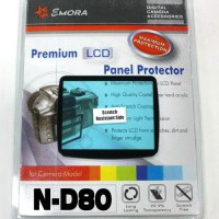Emora Premium LCD Screen Panel Protector for Nikon D80
