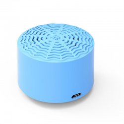 AI intelligent bluetooth speaker portable wireless voice control audio OEM AI intelligent bluetooth speaker - blue