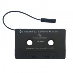 Bluetooth Cassette Adapter Car Audio Cassette Receiver Black