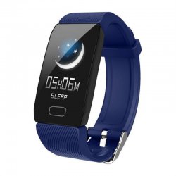 Q1 smart wristband wearfit waterproof sports meter step heart rate message push wristband 5# silver gray