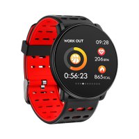 Q88 fashionable large screen smart bracelet blood pressure and heart rate detection multi-movement message reminds bluetooth to count step black