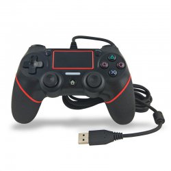 Coated PS4 gamepad PS4 wired gamepad PS4 wired gamepad new solution quality stable blue black