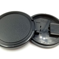 2PCS 55mm Snap on Lens Cap for D-SLR Camera Kit