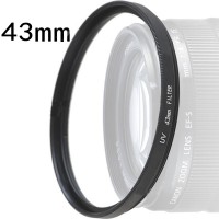 Emoblitz 43mm UV Ultra-Violet Protector Lens Filter Black