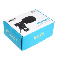 BOYA Condenser Microphone Video Mic BY-VM01 for Canon Nikon Camera Camcorder