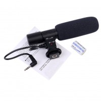Digital Video Professional Studio / Stereo Recording 3.5mm Camera Microphone