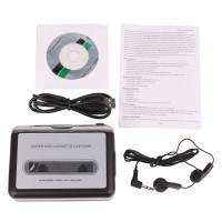 2015  PC MP3 Ipod CD USB Cassette-to-MP3 Converter Capture Audio Music Player
