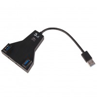 2015 explosion models black and practical airplane-shaped four USB3.0 HUB