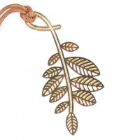 10pcs Elegant Bookmark Hot Metal Leaves Mimosa Shape Bookmark Bookmarks