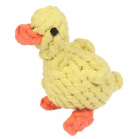 Pet Puppy Hand Woven Cotton Rope Play Clean Teeth Dog Knot Cartoon Duck New