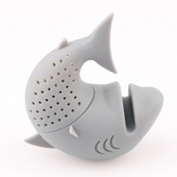 Silicone Shark Shape Diffuser Infuser Loose Tea Leaf Strainer Home Kitchen Tool