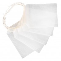 100pcs/set Empty Teabags String Heat Seal Filter Paper Herb Loose Tea Bags